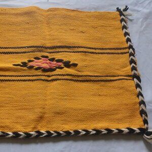COPY - AZTEC STYLE  VINTAGE HANDMADE THROW PILLOW  COVER NWOT